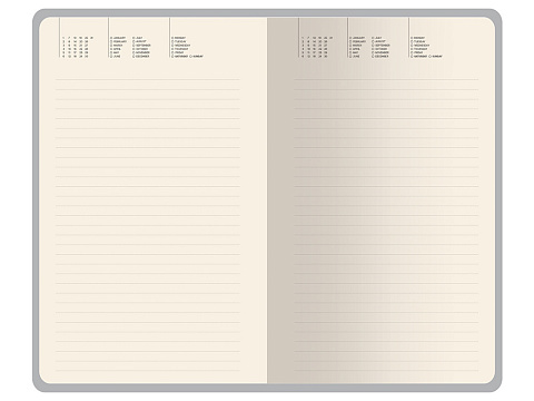 Ежедневник недатированный А5 Valencia, красный - рис 2.