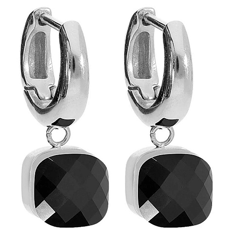 Серьги FIRENZE (S) Jet Qudo 107000/20-5301 - рис 2.