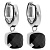 Серьги FIRENZE (S) Jet Qudo 107000/20-5301 - миниатюра - рис 2.