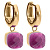 Серьги FIRENZE (G) Grape Qudo 107001/20-4826 - миниатюра - рис 2.