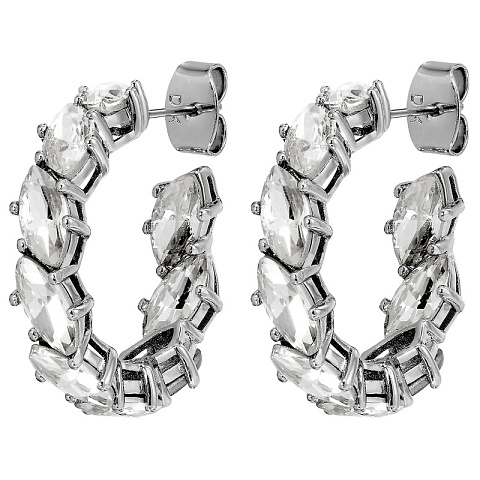 Серьги TAMARIN SS CRYSTAL Dyrberg Kern 470018 - рис 3.