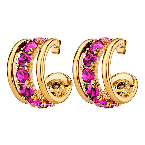 Серьги HELEN SG PINK Dyrberg Kern 450095 - рис 4.