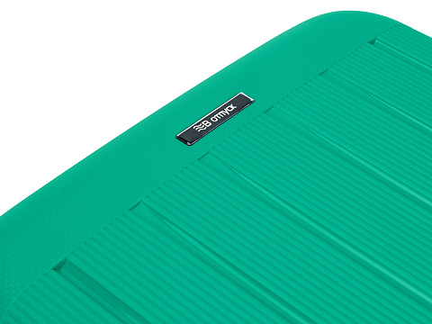 Чемодан TORBER В Отпуск, ярко-бирюзовый, полипропилен, 65,5 х 43,5 х 26 см, 62 л - рис 6.