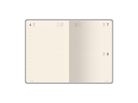 Ежедневник А5 датированный Megapolis Loft на 2026, фиолетовый - рис 8.