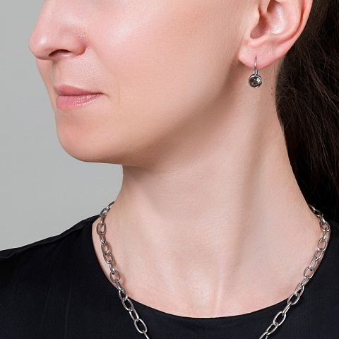 Серьги MADU SS GREY Dyrberg Kern 450141 - рис 2.