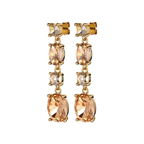 Серьги CORNELIA SG PEACH/GOLDEN