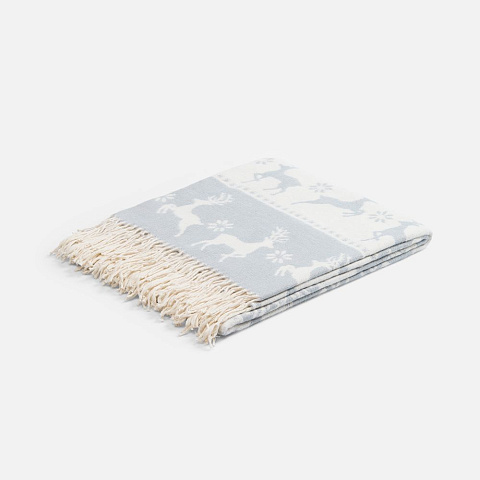 Плед «Скандинавия», серый - рис 2.