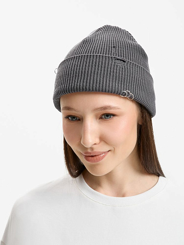 Шапка Ribelle, темно-серая - рис 5.