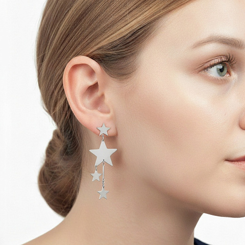 Серьги Звезды Fiore Luna ALE0194-S - рис 2.