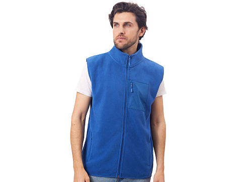 Жилет флисовый Trondheim унисекс, синий классический - рис 2.