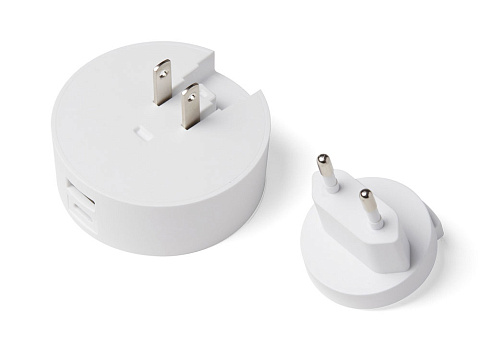 Адаптер питания USB Poweron, белый - рис 10.