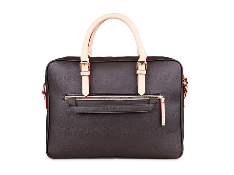 Портфель женский BUGATTI ЭЛЛА | ELLA 15'', тёмно-коричневый, полиуретан, 38х6х27,5 см - рис 6.