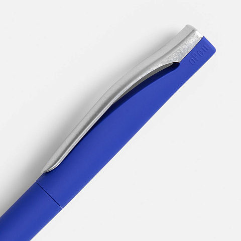 Ручка шариковая Pin Soft Touch, ver. 2, синяя - рис 4.