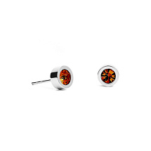Пусеты Garnet 6х3 Fiore Luna SWE126 GA S