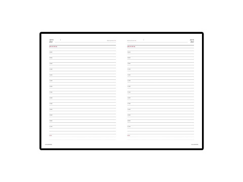 Ежедневник недатированный А5 Sidney Nebraska, черный (золотой обрез) - рис 2.