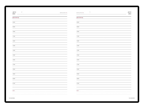 Ежедневник недатированный А5 Sidney Nebraska, черный (белый обрез) - рис 3.