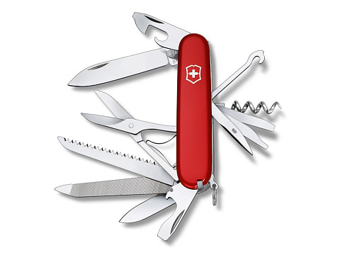 Нож перочинный VICTORINOX Ranger, 91 мм, 21 функция, красный - рис 2.