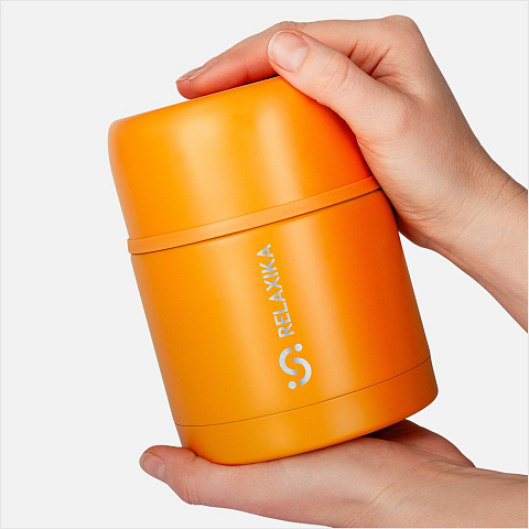 Термос для еды Relaxika 500, желтый - рис 9.