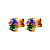 Серьги BILLIS SG RAINBOW Dyrberg Kern 470136 - миниатюра