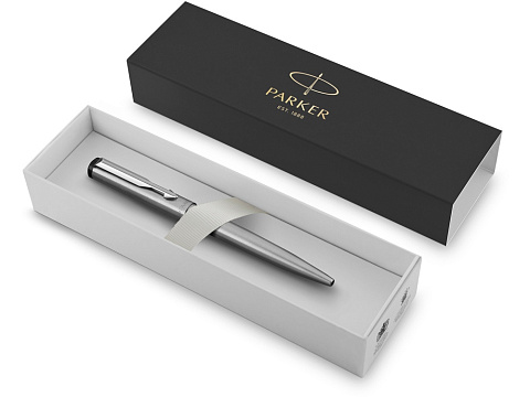 Ручка шариковая Parker Vector Standard T01 Stainless Steel CT, серебристый - рис 5.