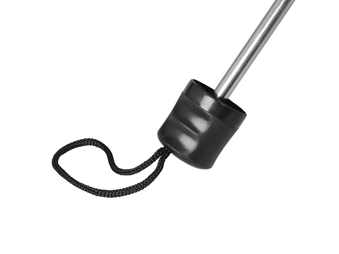 Зонт складной Columbus, механический, 3 сложения, с чехлом, серый - рис 6.