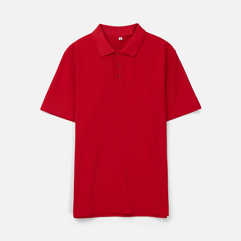 Рубашка поло унисекс Tervise, красная - рис 2.