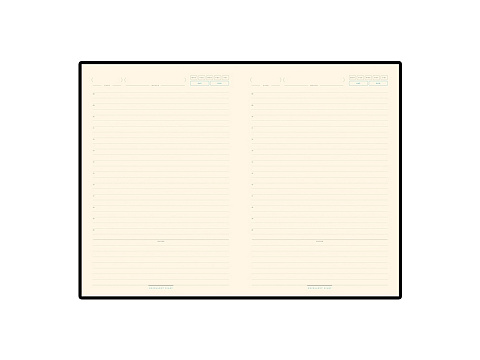 Ежедневник А5 недатированный Bridge, синий/серебристый - рис 14.