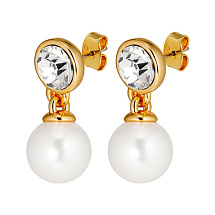 Серьги NAOMI SG CRYSTAL / WHITE PEARL Dyrberg Kern 470122