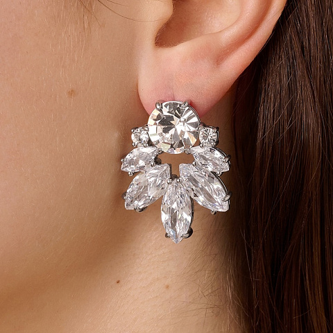 Серьги DRAGO SS CRYSTAL Dyrberg Kern 470023 - рис 2.