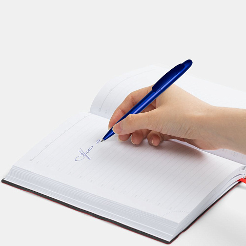 Ручка шариковая Moor Silver, ver.2, синий металлик - рис 5.