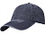 Графтон 6-панельная промытая кепка, темно-синий - миниатюра