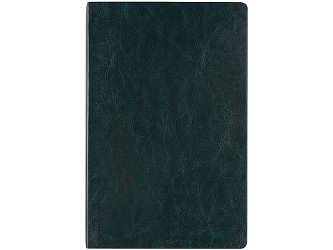 Ежедневник недатированный А5 Megapolis Nebraska Flex, зеленый с золотым обрезом - рис 2.