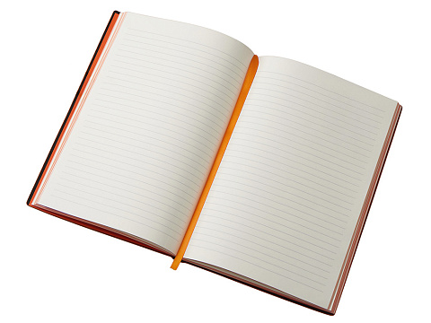 Блокнот C1 софт-тач, гибкая обложка, 128 листов, оранжевый - рис 4.