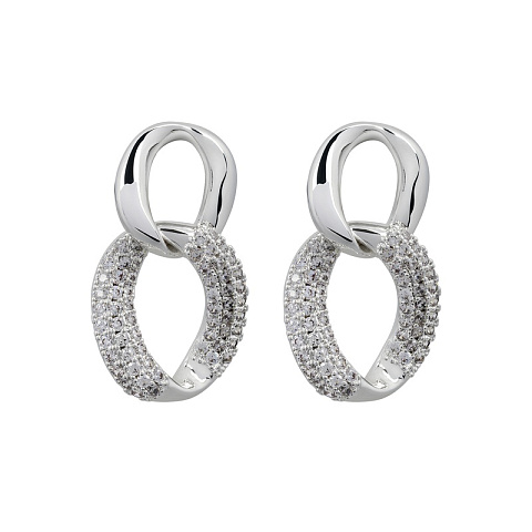 Серьги silver eight Mason ABE27977-03 S