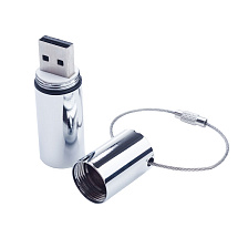 USB-флешка на 64 ГБ, 3.0 USB  серебро