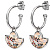 Серьги Fiore Luna AE03598-2A - миниатюра - рис 2.