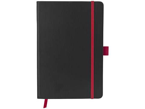 Блокнот Color edge A5, черный/красный - рис 3.