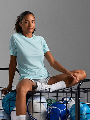 Футболка спортивная женская Vortex Women, ярко-синяя (royal) - рис 8.