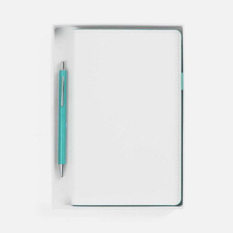 Набор White Shall, бело-бирюзовый - рис 3.