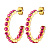 Серьги HOLLY SG ROSE Dyrberg Kern 380089 - миниатюра