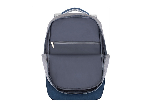 RIVACASE 7567 grey/dark blue рюкзак для ноутбука 17.3" / 6 - рис 10.