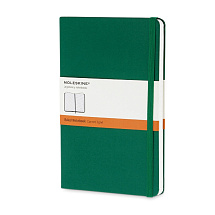 Записная книжка Moleskine Classic (в линейку) в твердой обложке, Large (13х21см), зеленый