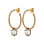 Серьги ELANA SG CRYSTAL Dyrberg Kern 480032 - миниатюра