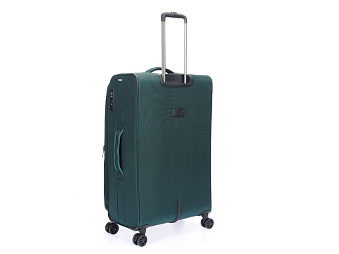Чемодан TORBER СЕЙД, тёмно-зелёный, нейлон 600D, 48 х 26,5 х 78 см, 85 л - рис 2.