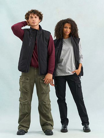 Жилет софтшелл унисекс Falcon BW, красный - рис 9.