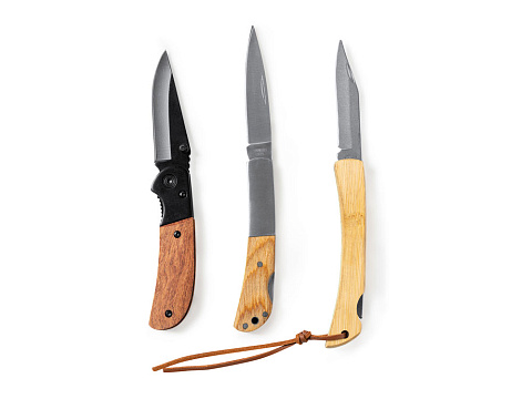 Нож складной GOLIAT, бежевый/черный - рис 3.