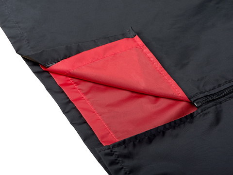 Дождевик Bi-color унисекс, красный/черный - рис 11.