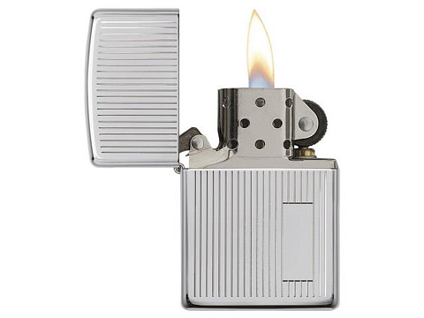 Зажигалка ZIPPO Classic с покрытием High Polish Chrome, латунь/сталь, серебристая, 38x13x57 мм - рис 3.