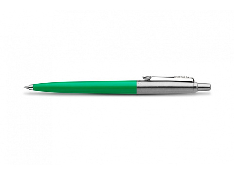 Шариковая ручка Parker Jotter, цвет GREEN, цвет чернил синий, толщина линии M , в подарочной коробке - рис 3.