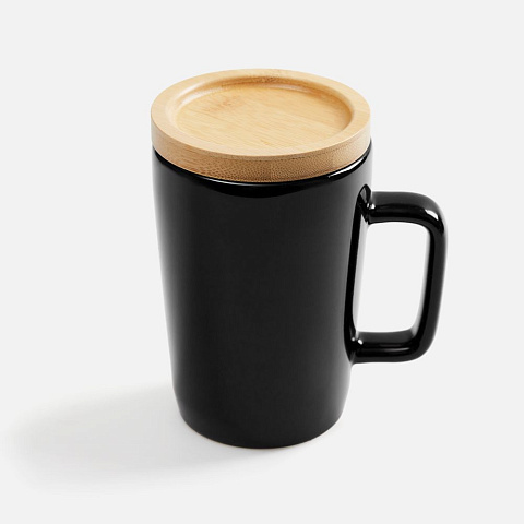 Кружка Vierra с крышкой-костером, черная - рис 2.